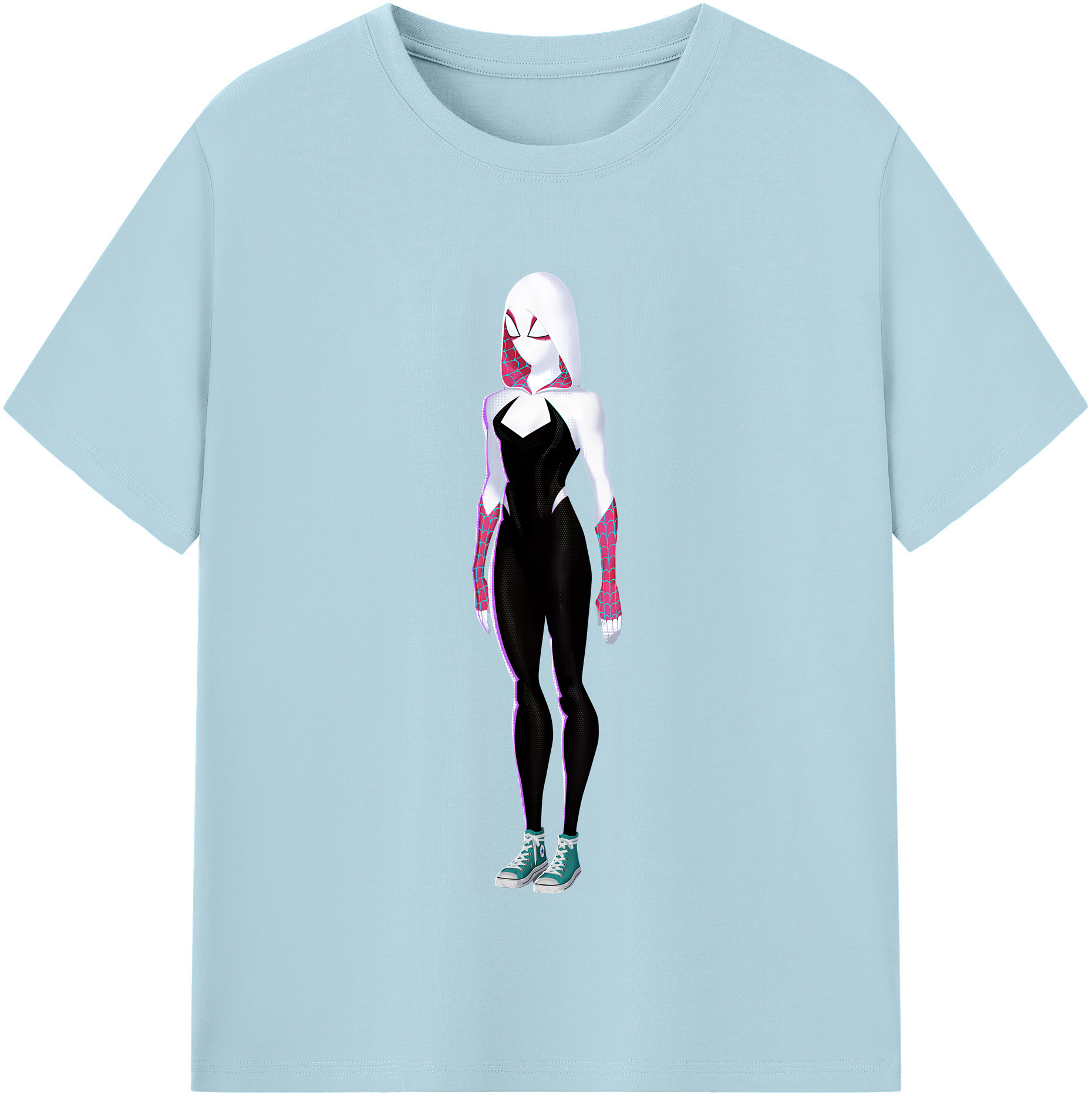 （画像用） Spider Man スパイダーマン 綿100％半袖Tシャツ（フロントプリント）